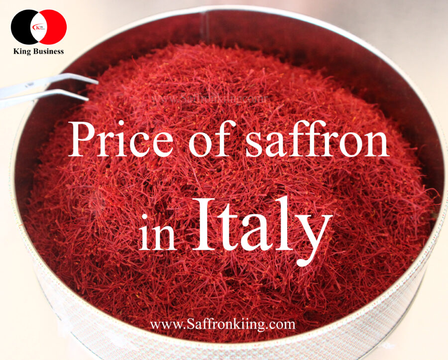 De prijs van saffraan in Italië