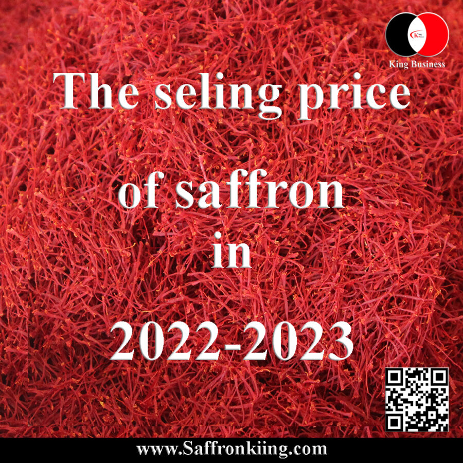 De verkoopprijs van saffraan in 2023 -2022