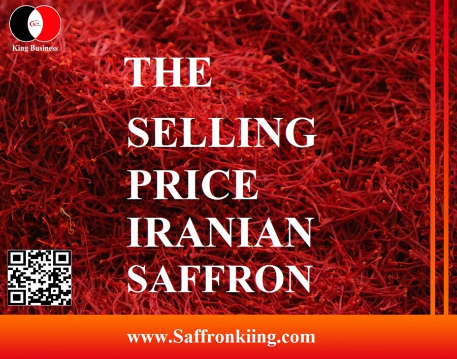 De verkoopprijs van Iraanse saffraan
